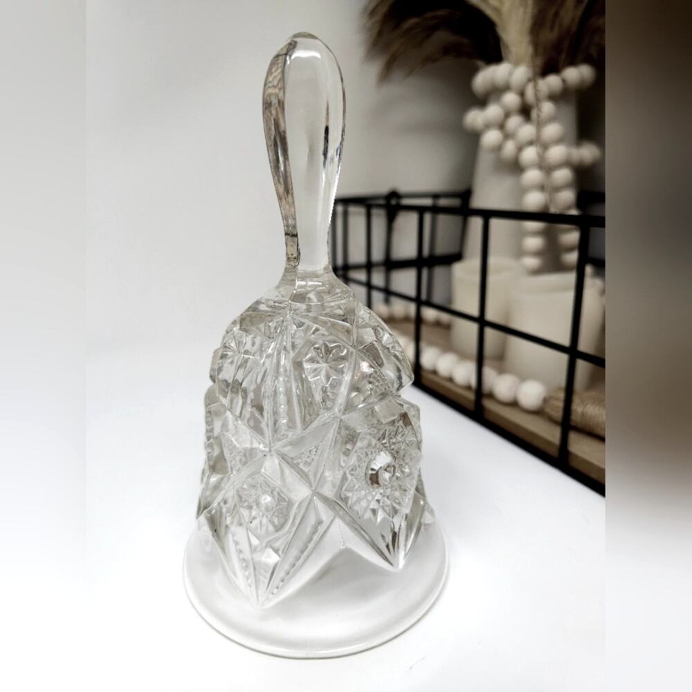 Vintage AMP Glass Crystal Bell Rare 1920's